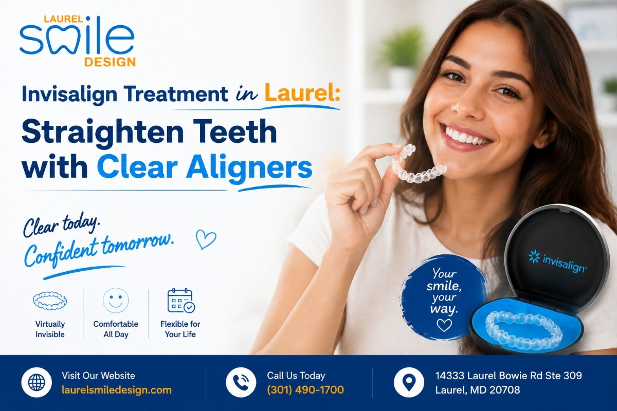Invisalign Treatment in Laurel: Straighten Teeth with Clear Aligners