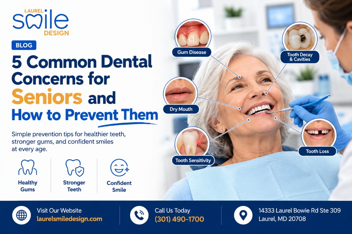 5 Common Dental Concerns for Seniors and How to Prevent Them